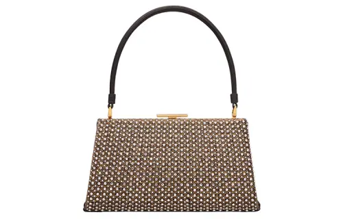 DIOR Rhinestone Pearl Shoulder Bag, Crossbody Bag, Handbag Women's Gold