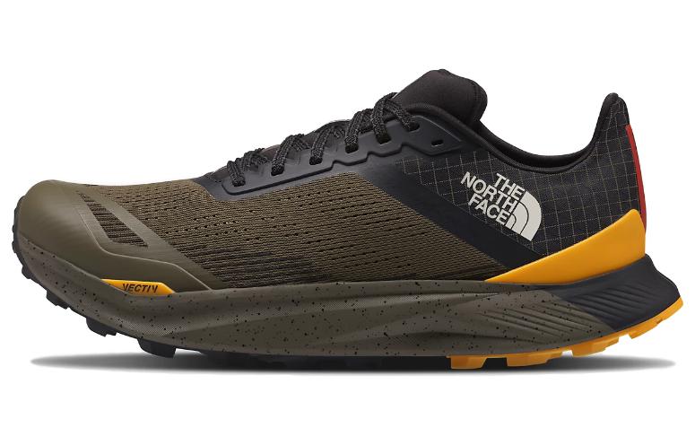 Северная поверхность Vectiv Infinite 2 круглой головы удобно нескользящие Устойчивая к износостойкой функциональной обуви на открытом воздухе с низким верхом мужской стиль Оливково-зеленый