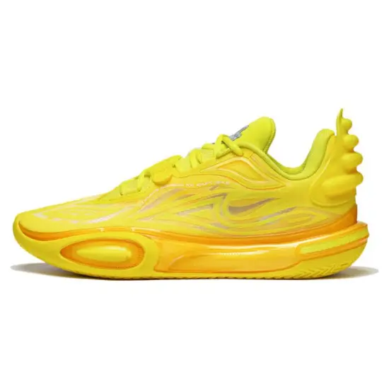 LINING All City 11 V2 Basketball Shoes Men Low-Top Lemon
