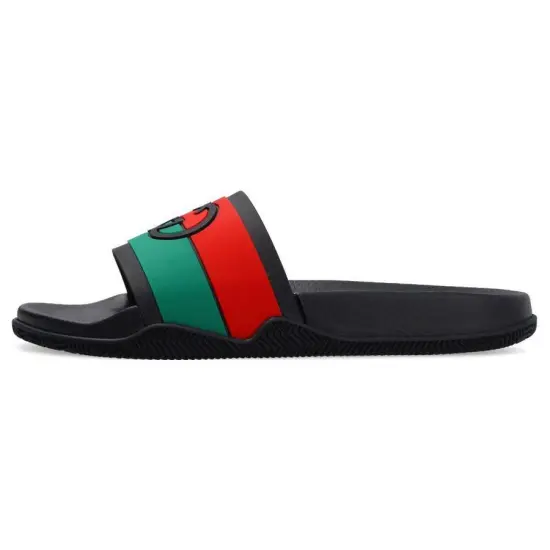 GUCCI Slide Interlocking G Black