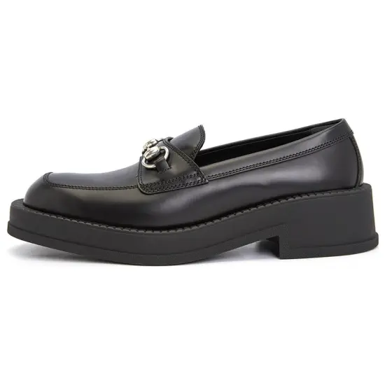 GUCCI Chunky Loafer Horsebit 'Black'