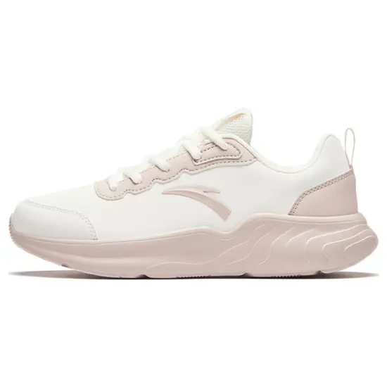 Anta Cushioning Low Top Casual Running Shoes Women's Lotus Gray