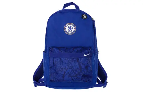Nike Athleisure Polyester Backpack Regular Unisex Blue