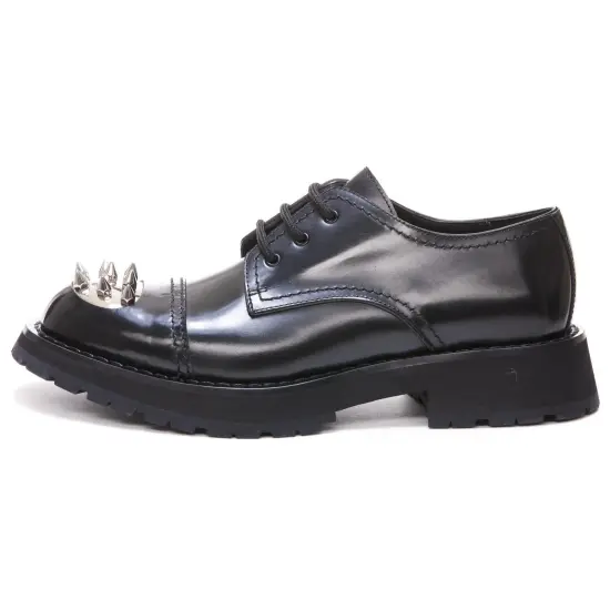 Alexander McQueen Monkstrap Lace-Up Shoe Black