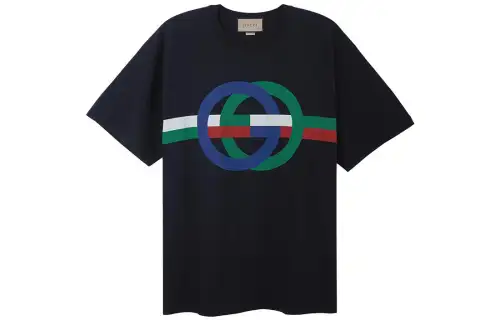【Previous Season】Round Gg print T-shirt
