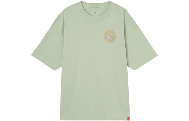 Jordan Drop Shoulder Sleeve T Shirt Men's Green
