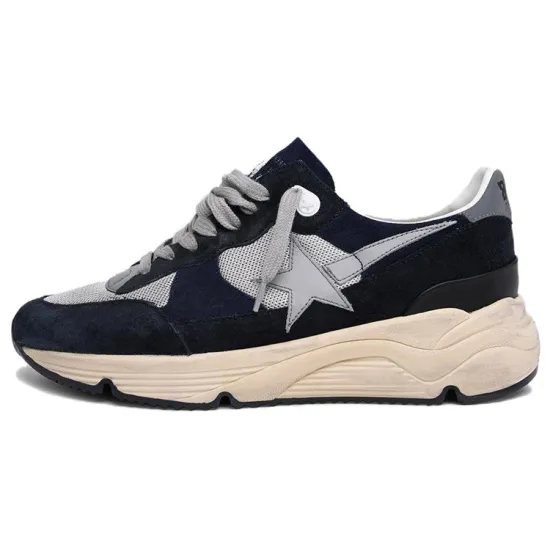 Golden Goose Running Sole Black Navy Grey
