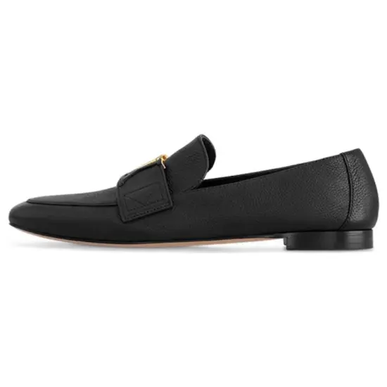 LOUIS VUITTON Loafers Women's Black