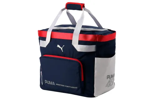 PUMA Polyester Boston Bag Handbag Regular Unisex Marine Blue
