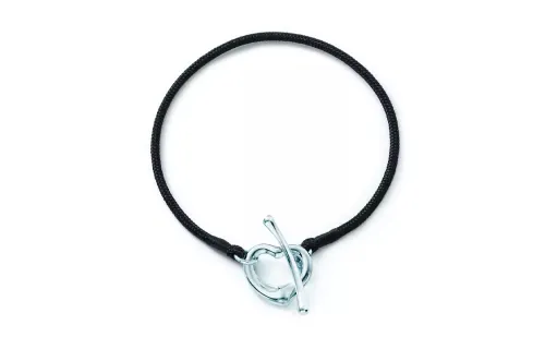 TIFFANY & CO. Bracelets Women's Black/Silver
