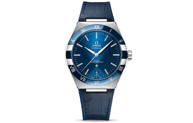 OMEGA Constellation Collection Zodiac Watch Automatic Mechanical Movement Men's Watches Watch 41mm Blue Dial