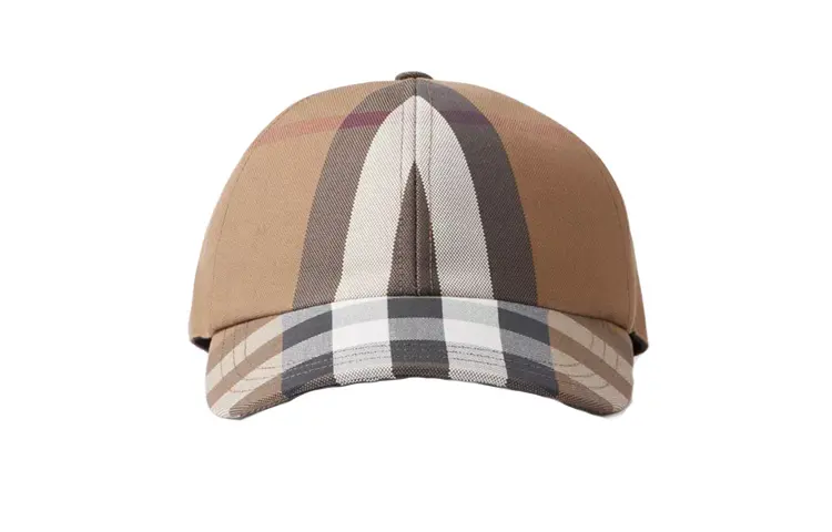 【Previous Season】Vintage Check cotton baseball cap