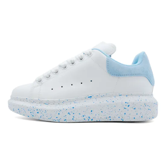 Alexander McQueen Casual Shoes Women's Low-Top White Water Blue