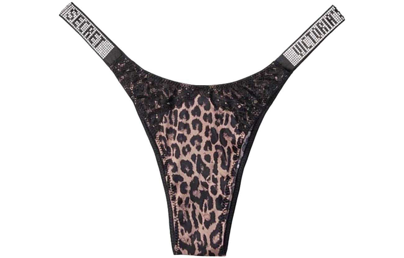 Victoria's Secret /Victoria's Secret Lace Half Hip Panties Women's Leopard Print