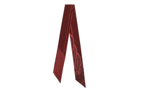 HERMES Silk Scarves Women's Red