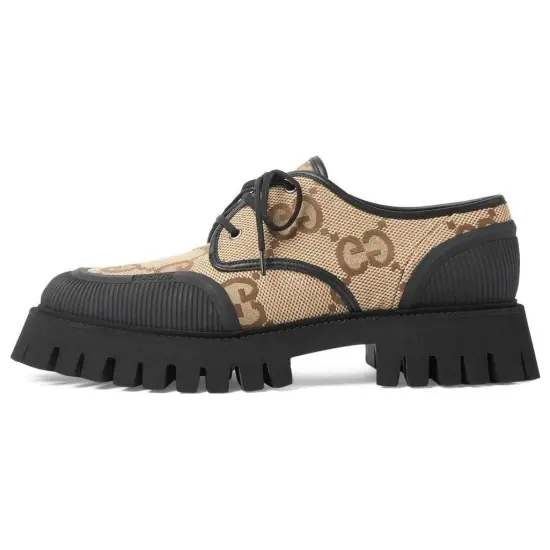 GUCCI Casual Shoes Women's Low-Top Camel