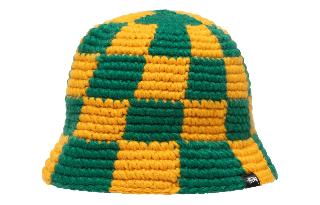 Stussy Bucket Hat Checker Knit