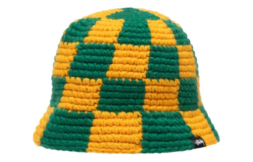 Stussy Bucket Hat Checker Knit