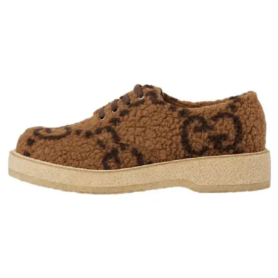 GUCCI Men's Casual Shoes Men Low-Top Brown