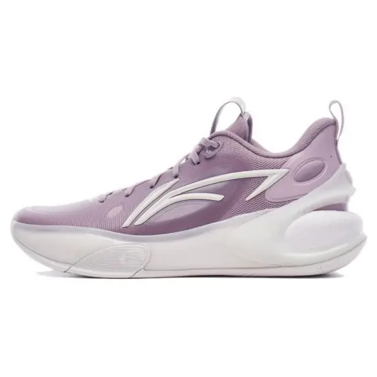 LiNing YuShuai 17 LOW Anti Slip Wear Resistant Low Top Basketball Shoes Men's Purple