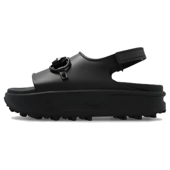 GUCCI Women's Horsebit Flatform Sandal 'Black' Women's