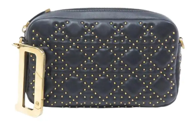 DIOR Lambskin Clutch Women's Black
