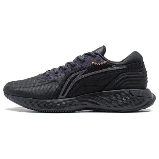 LiNing Cloud Shield Cushioning Reflective Rebound Low-Top Running Shoes Men's Black