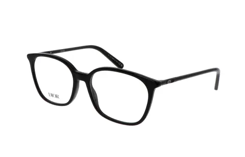DIOR Plate Frame Oval Eyeglass Frames Women's Black
