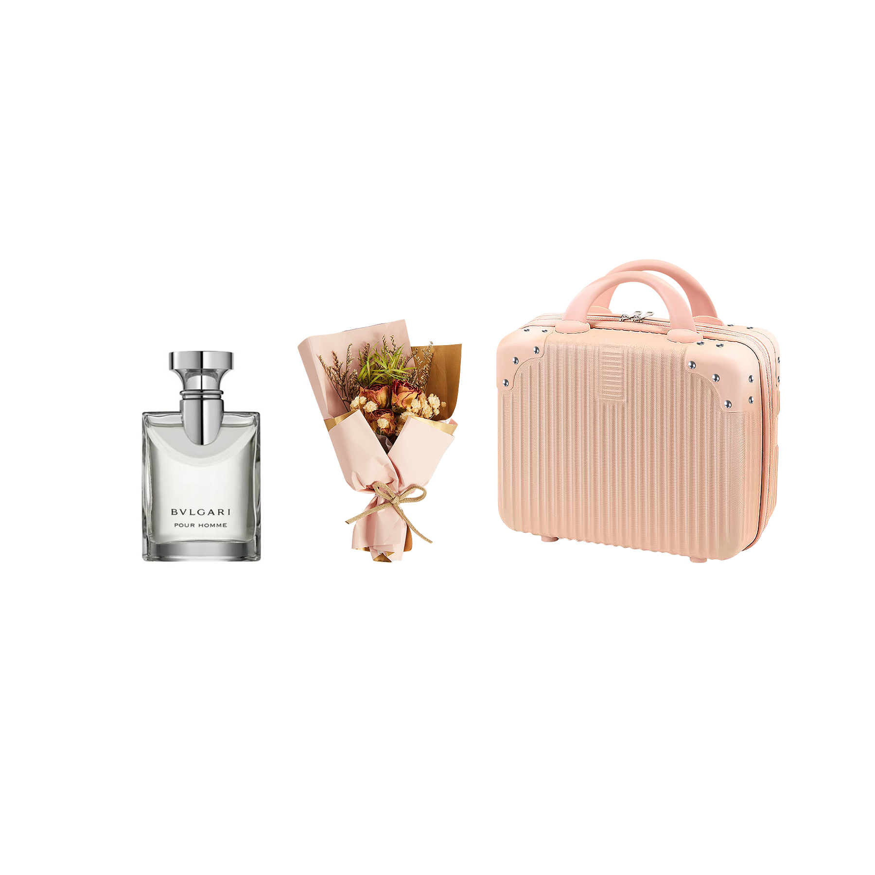 BVLGARI Bvlgari, Darjeeling tea, perfume, set, suitcase contains rose, gift box, 30 ml, 50 ml, 100 ml