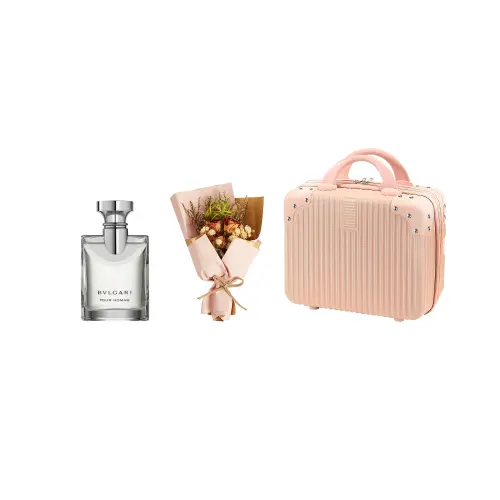 BVLGARI Bvlgari, Darjeeling tea, perfume, set, suitcase contains rose, gift box, 30 ml, 50 ml, 100 ml