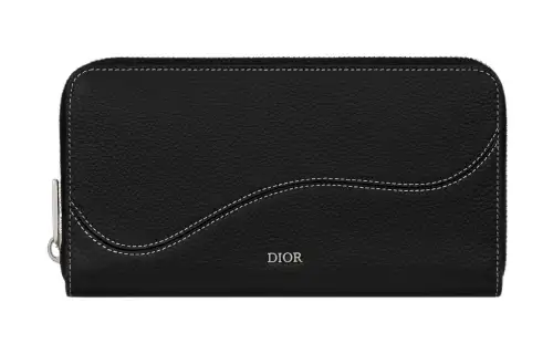 DIOR Grained Calfskin Wallet Regular Men's Black