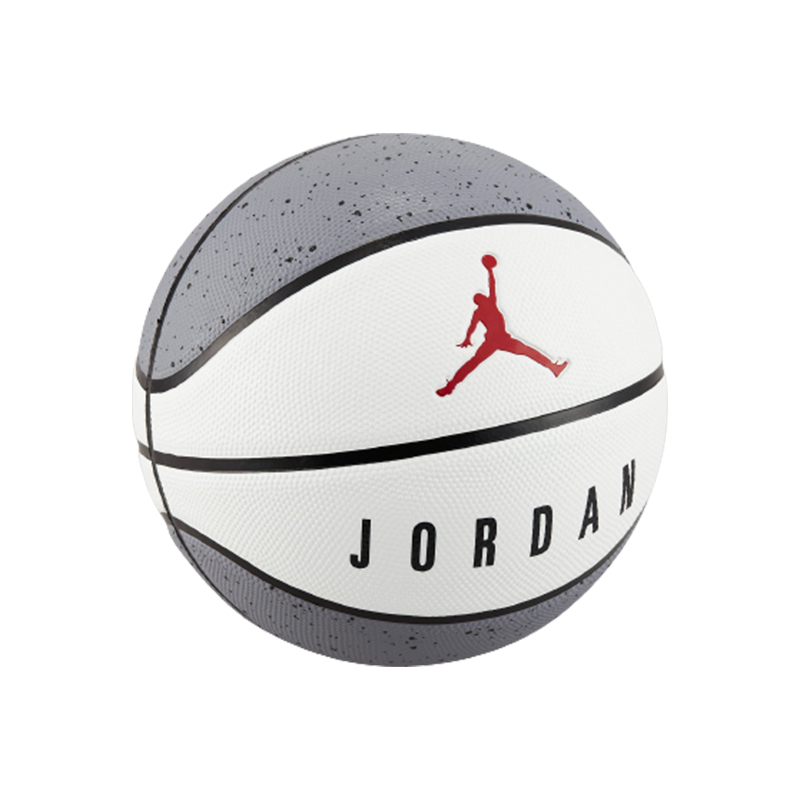 Jordan Rubber Basketball White Gray Size 7, Size 6, Size 5 Training Unisex