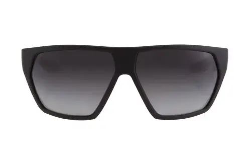 PRADA Plastic Irregular Shape Sunglasses Unisex Gray
