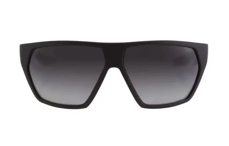 PRADA Plastic Irregular Shape Sunglasses Unisex Gray