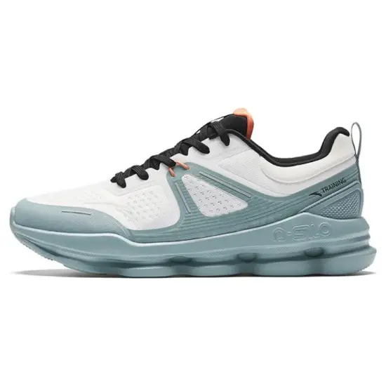 ANTA Divine Pro Running Shoes Men Low-Top Papyrus White Fish Eye Green Black
