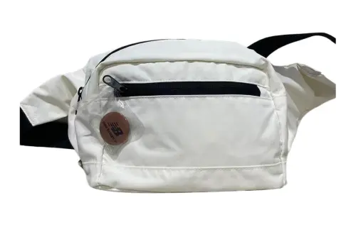 New Balance Fabric Shoulder Bag, Crossbody Bag, Fanny Pack, Sling Bag Regular Unisex White