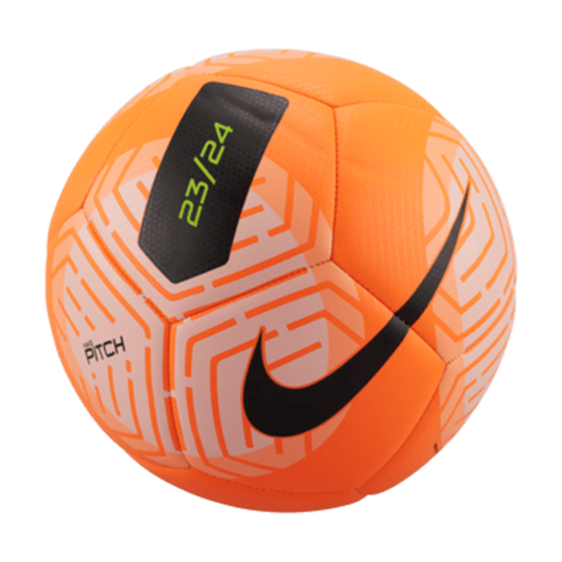 Nike Size 3, Size 4, Size 5 Soccer Ball Rubber Unisex Orange
