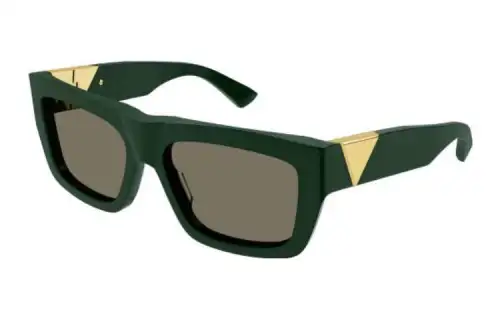 Bottega Veneta Acetate Square Sunglasses Women's Green