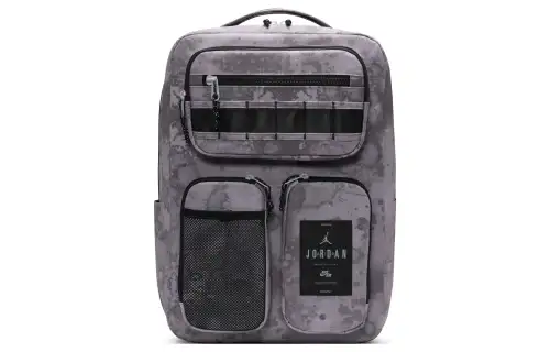 Jordan Polyester Backpack Regular Men's Medium Gray/Black
