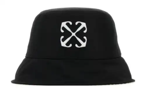 OFF WHITE Logo Embroidered Bucket Hat