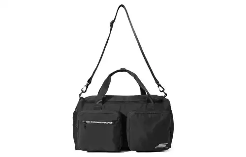 Skechers Fabric Crossbody Bag, Shoulder Bag Regular Unisex Black