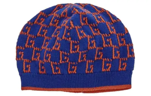 GUCCI Cotton Beanies Kids' Blue