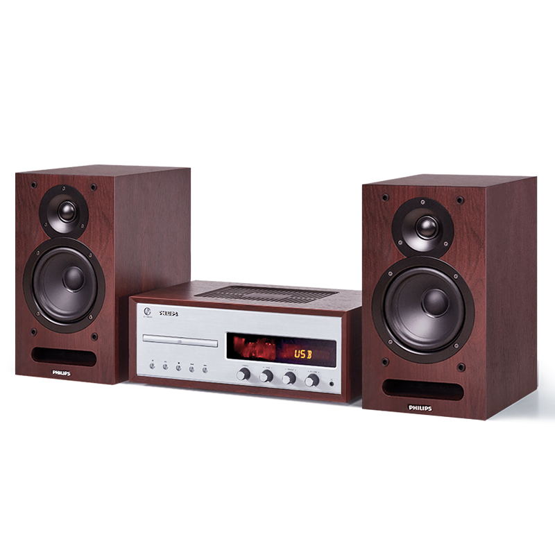 PHILIPS Philips audio 3.5MM audio jack USB Bluetooth connection wired connection audiophile amplifier combination amplifier CD player home speaker CD player hifi