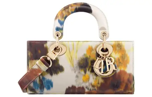 DIOR Lady D JOY Cow Leather Handbag, Shoulder Bag, Crossbody Bag, Handbag Small Women's Multicolor