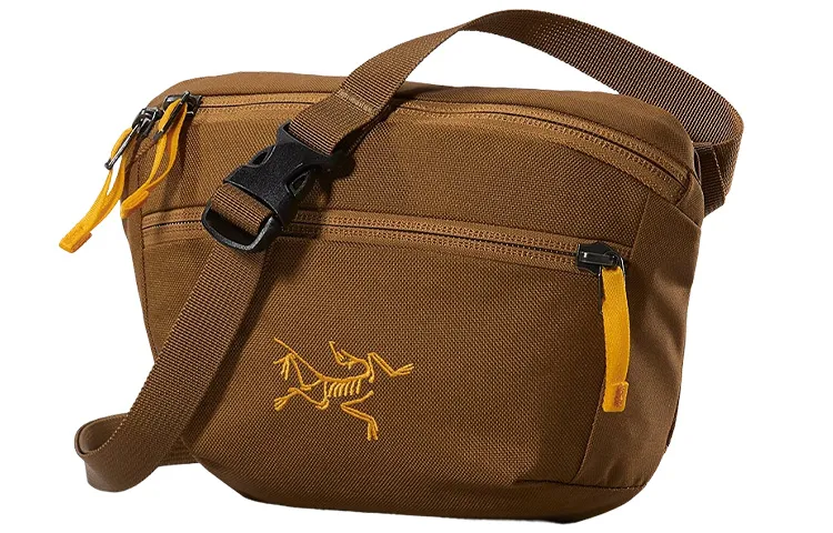 Arc'teryx 1.5L Crossbody Bag Fanny Pack Outdoor Bag Recycled Material Brown Unisex
