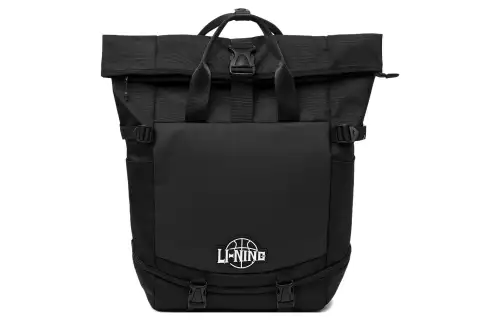 Li Ning Polyester Backpack Regular Unisex Black