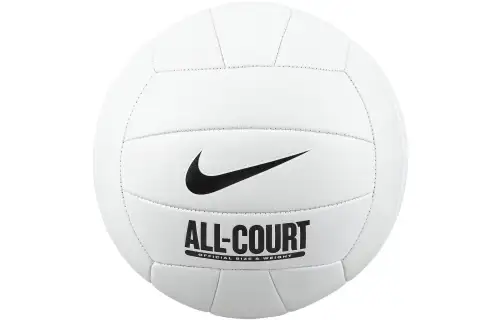 Nike Rubber No. 5 volleyball, durable, soft, unisex, white and black