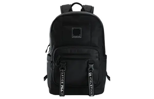 FILA Fitness Fabric Backpack Unisex Black