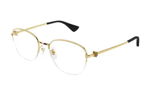 logo-plaque round-frame glasses