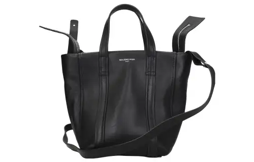 Balenciaga Leather Handbag Regular Women's Black